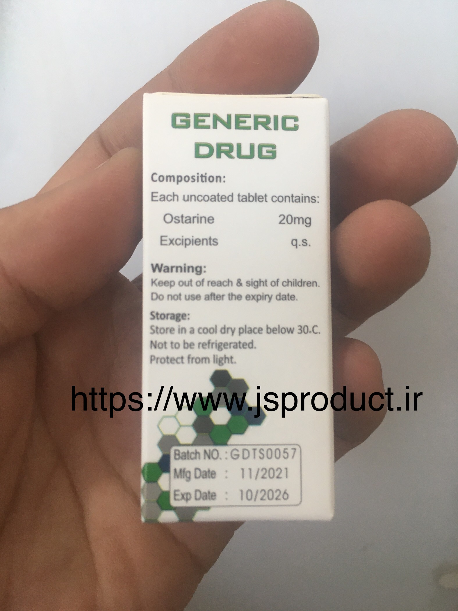 سارم اوستارین Ostarine ژنریک دراگ اورجینال